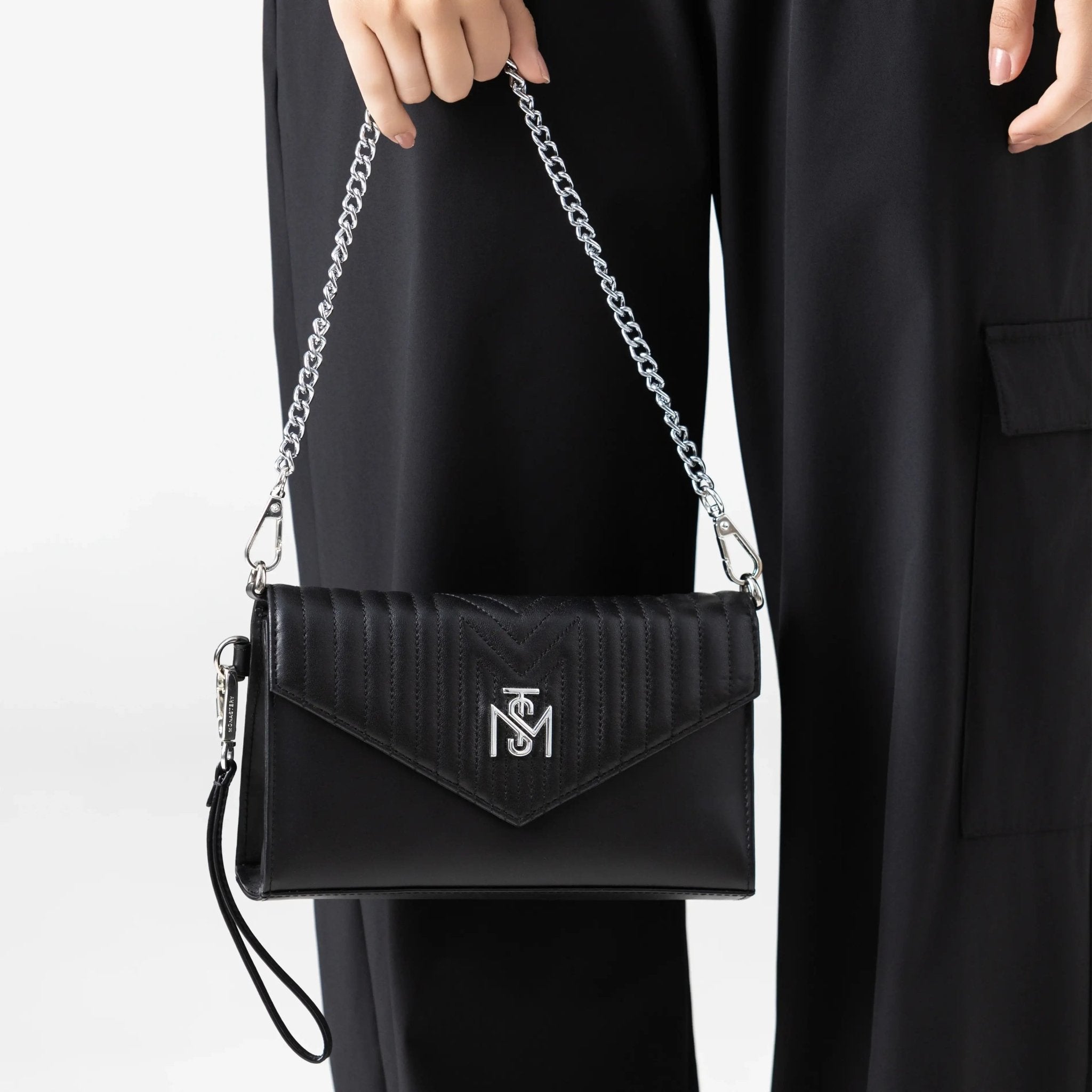 ANNETTE SHOULDER BAG WOMEN BLACK - Monastery | Tienda Oficial Colombia