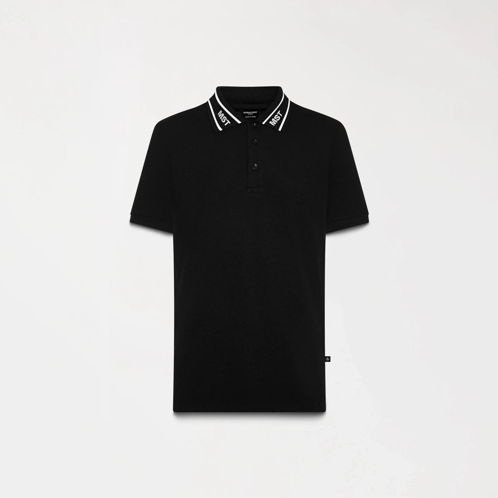 APALUSA POLO MEN BLACK - Monastery | Tienda Oficial Colombia