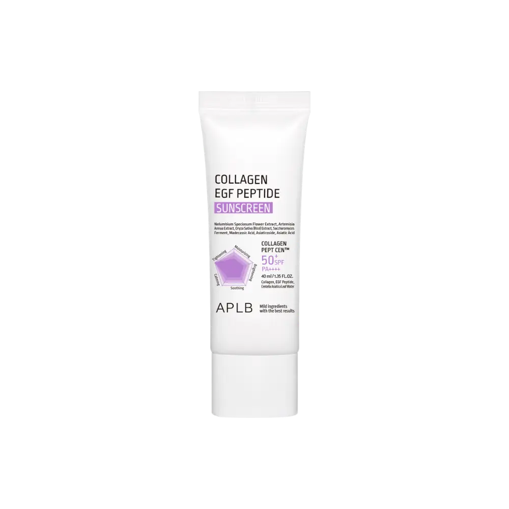 Protector Solar Antiedad Reafirmante APLB Collagen EGF Peptide Sunscreen SPF50+ 40ml