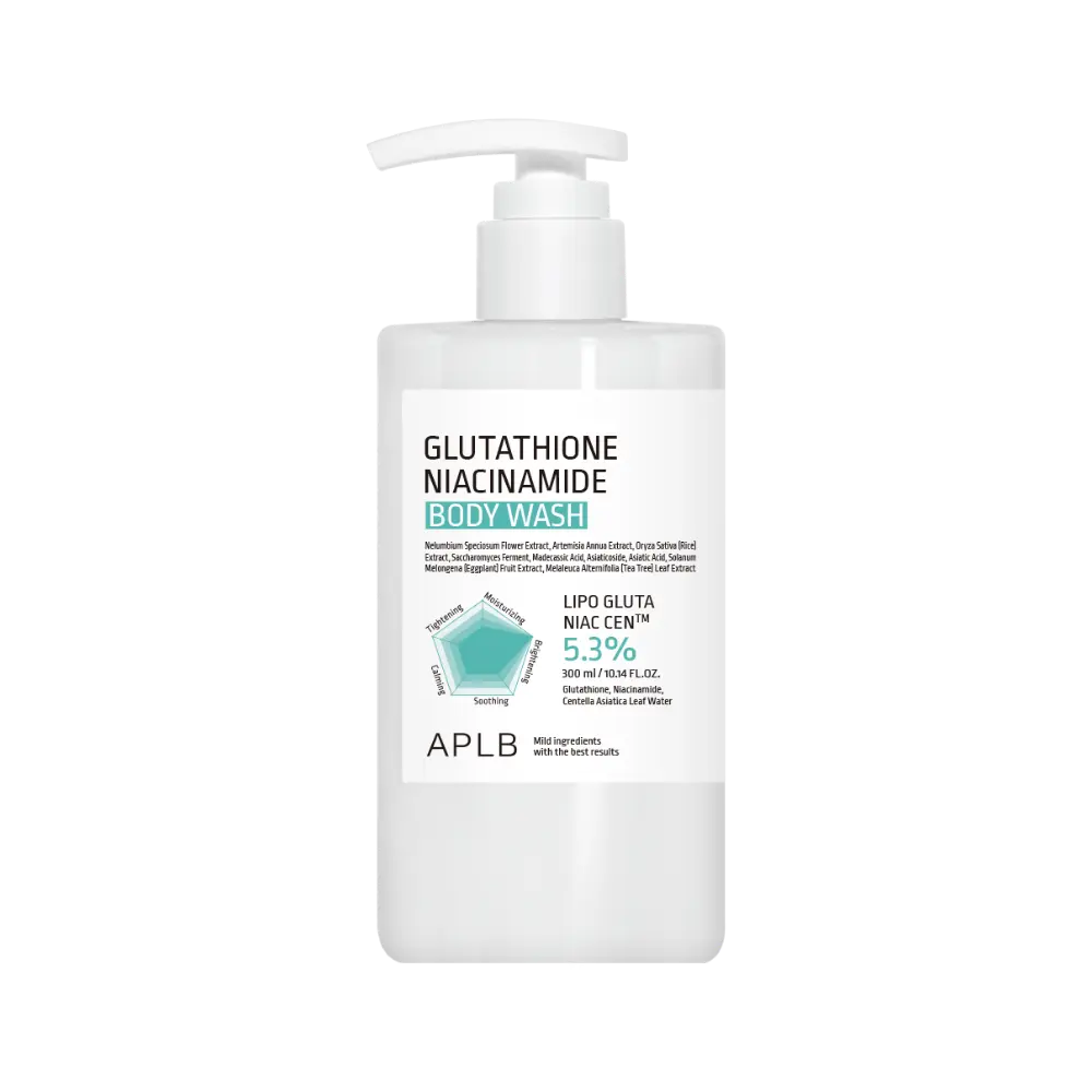Jabón Líquido Corporal Iluminador APLB Glutathione Niacinamide Body Wash 300ml