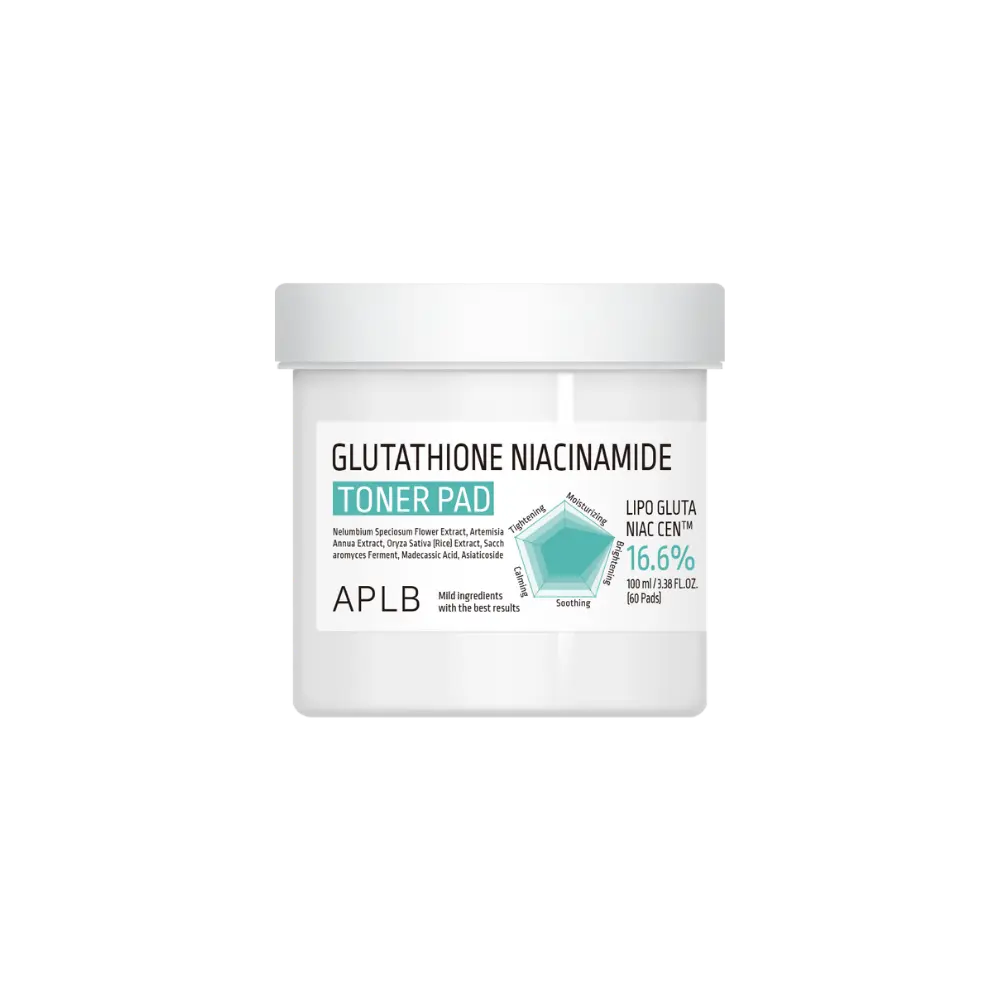 Discos de Tónico Iluminadores APLB Glutathione Niacinamide Toner Pad 100 piezas