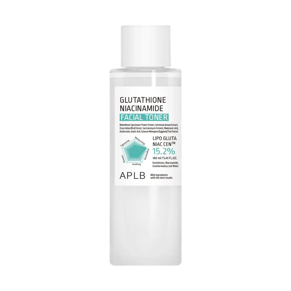 Tónico Facial Iluminador APLB Glutathione Niacinamide Toner 160ml