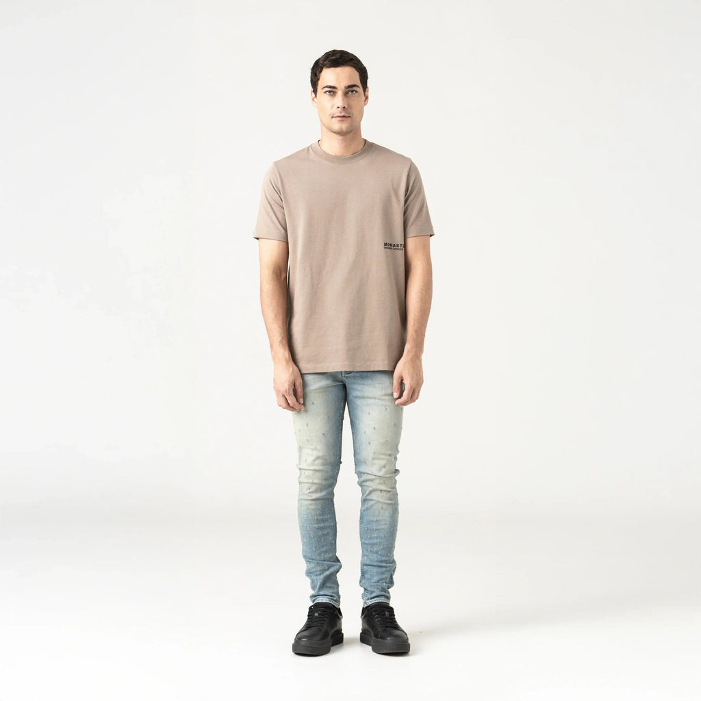 APPLEJACK T-SHIRT MEN TAUPE GRAY - Monastery | Tienda Oficial Colombia