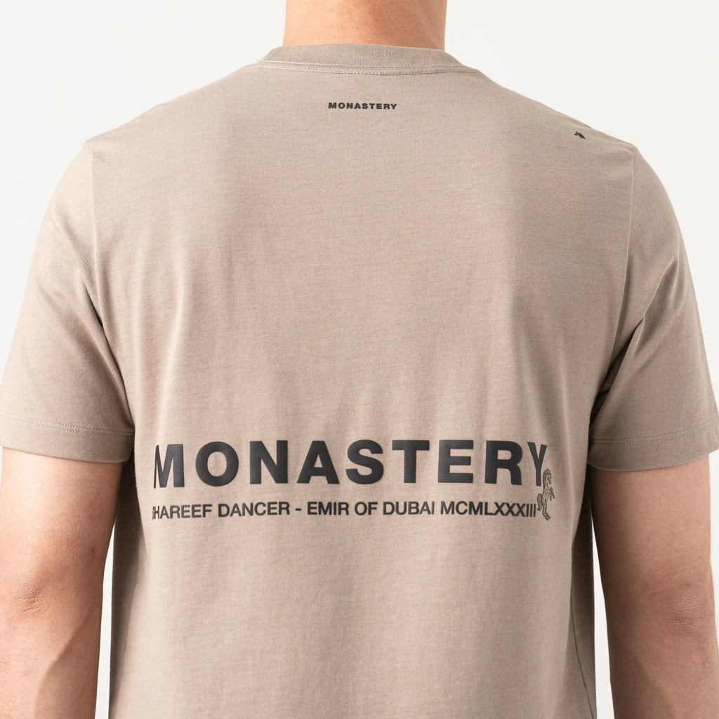 APPLEJACK T-SHIRT MEN TAUPE GRAY - Monastery | Tienda Oficial Colombia