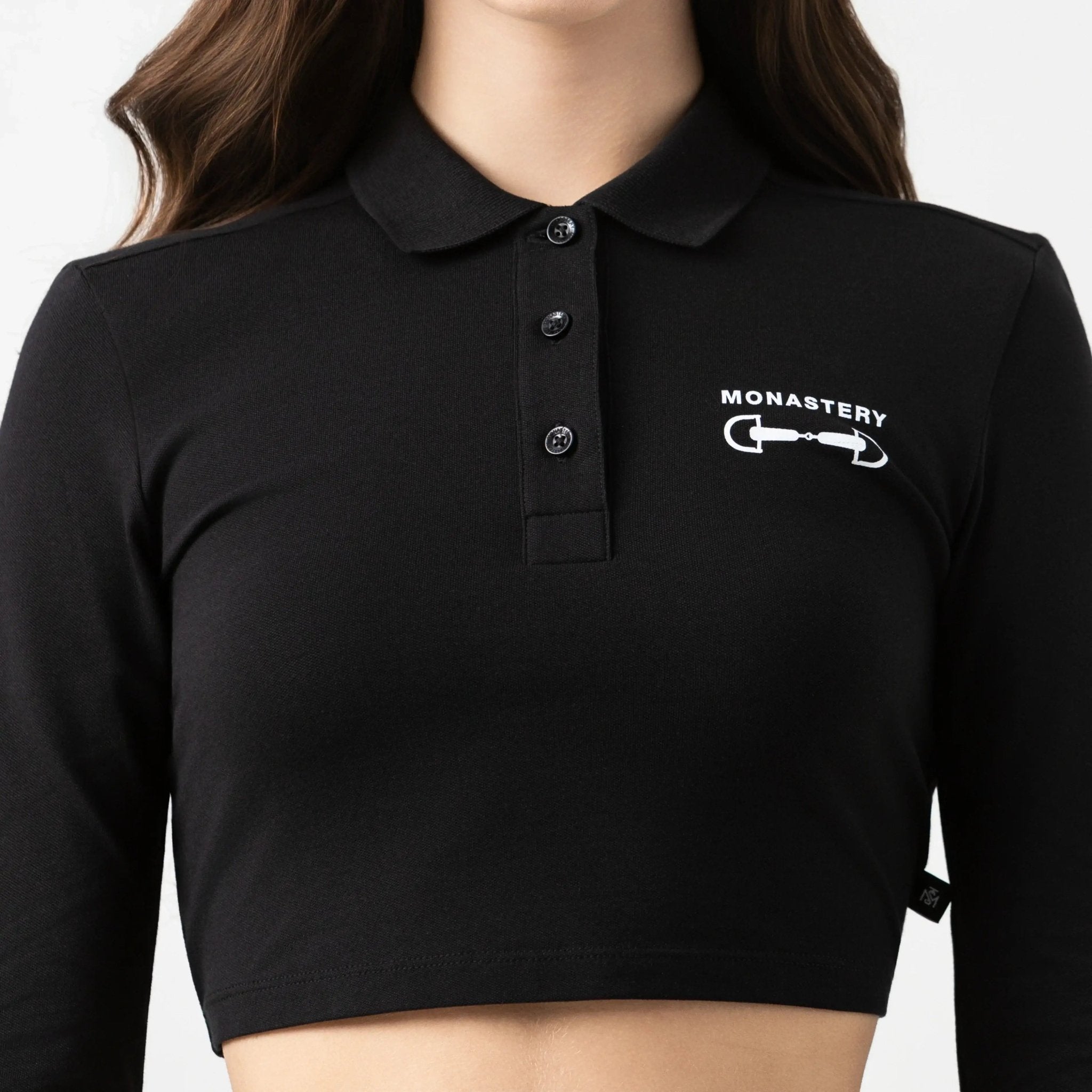 APRILE CROP TOP WOMEN BLACK - Monastery | Tienda Oficial Colombia