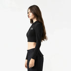 APRILE CROP TOP WOMEN BLACK - Monastery | Tienda Oficial Colombia