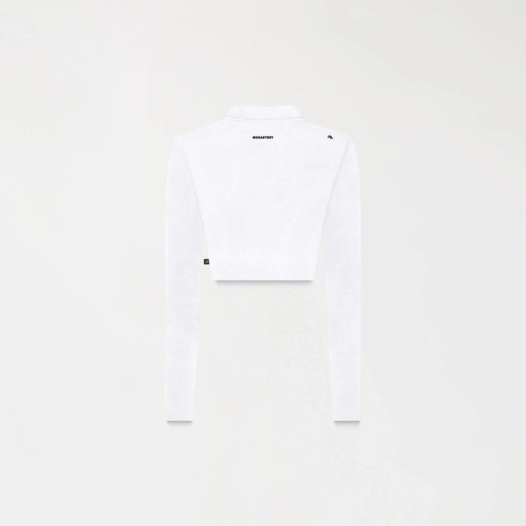 APRILE CROP TOP WOMEN WHITE - Monastery | Tienda Oficial Colombia