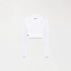 APRILE CROP TOP WOMEN WHITE - Monastery | Tienda Oficial Colombia