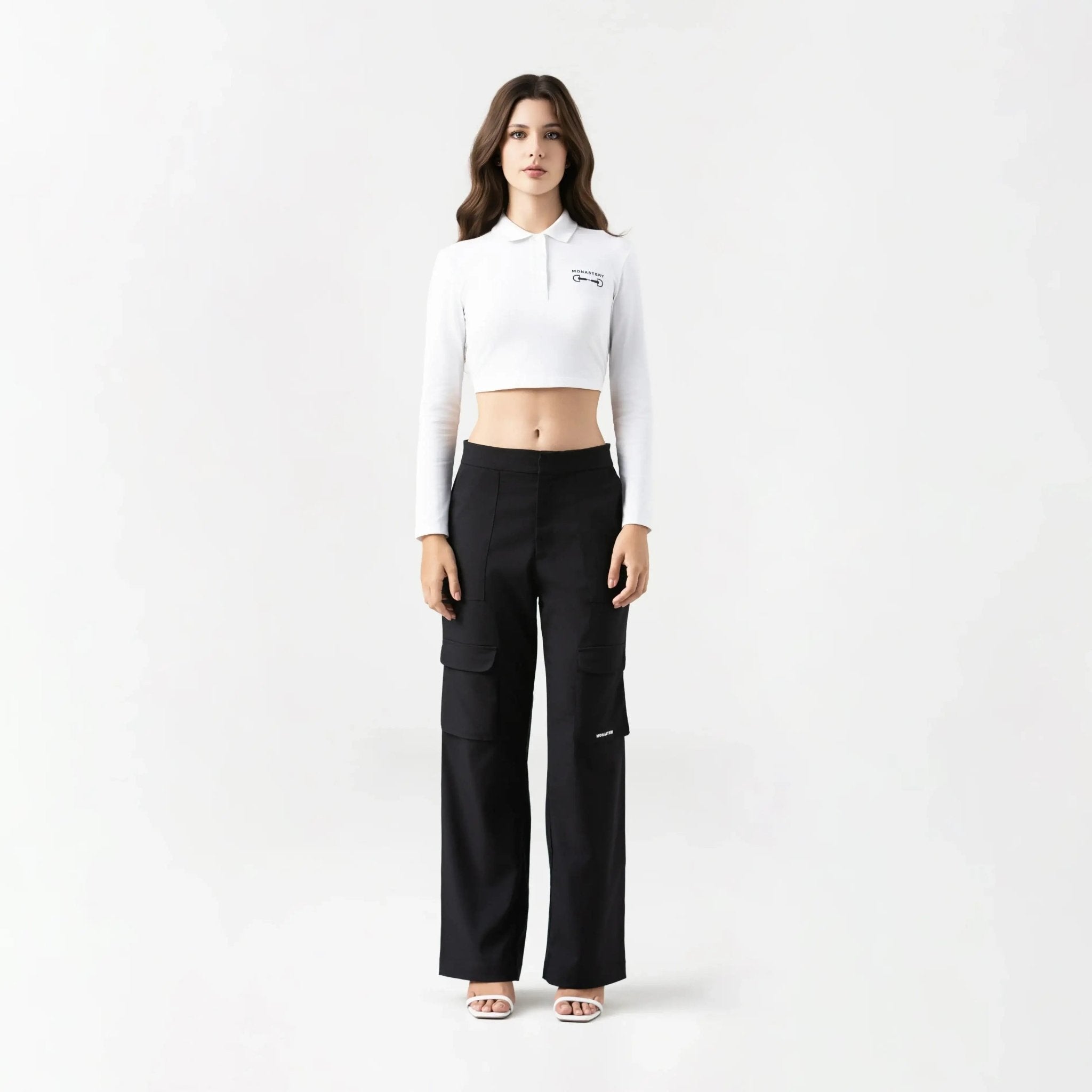APRILE CROP TOP WOMEN WHITE - Monastery | Tienda Oficial Colombia
