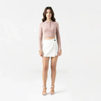 APRILE CROP TOP WOMEN WOODROSE - Monastery | Tienda Oficial Colombia