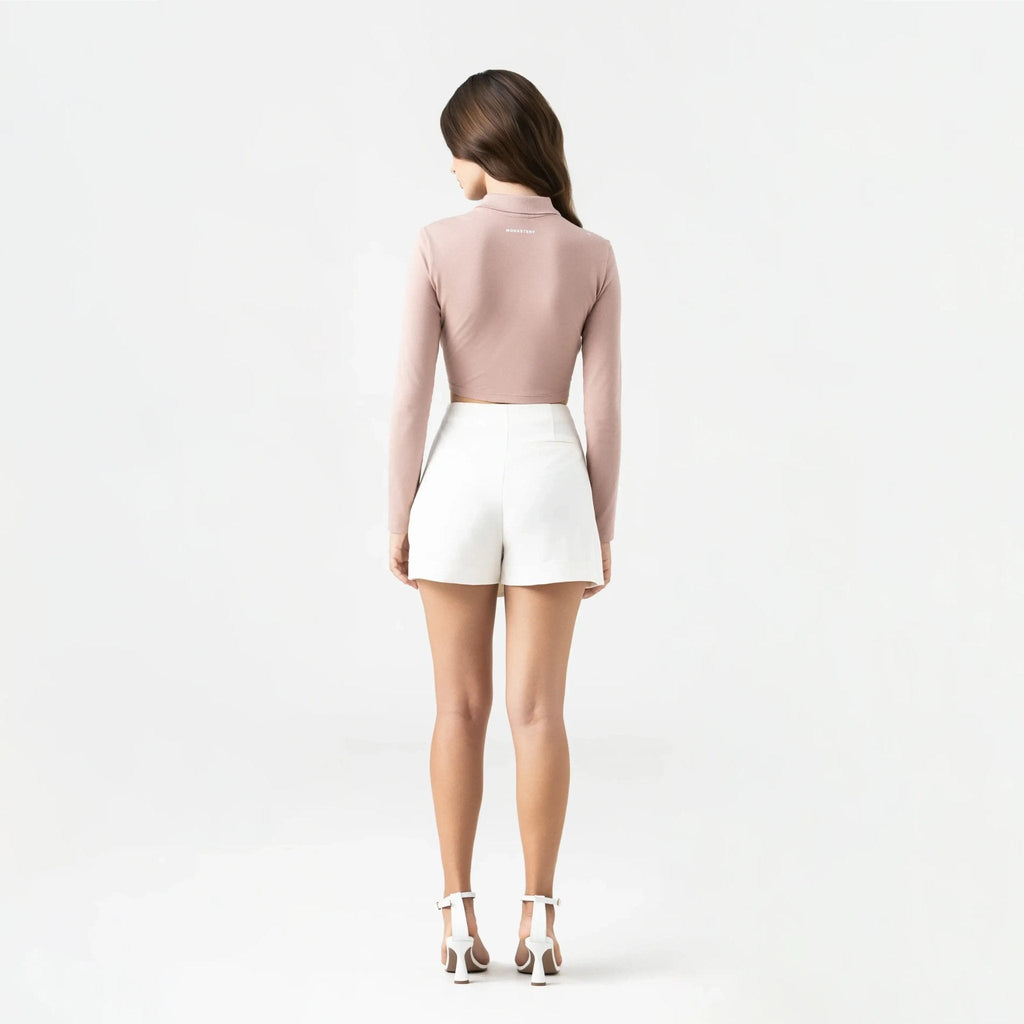APRILE CROP TOP WOMEN WOODROSE - Monastery | Tienda Oficial Colombia