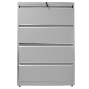 ARCHIVO STARKEN DE 4 GAVETAS GRANDES EN POLYMETAL GRAY