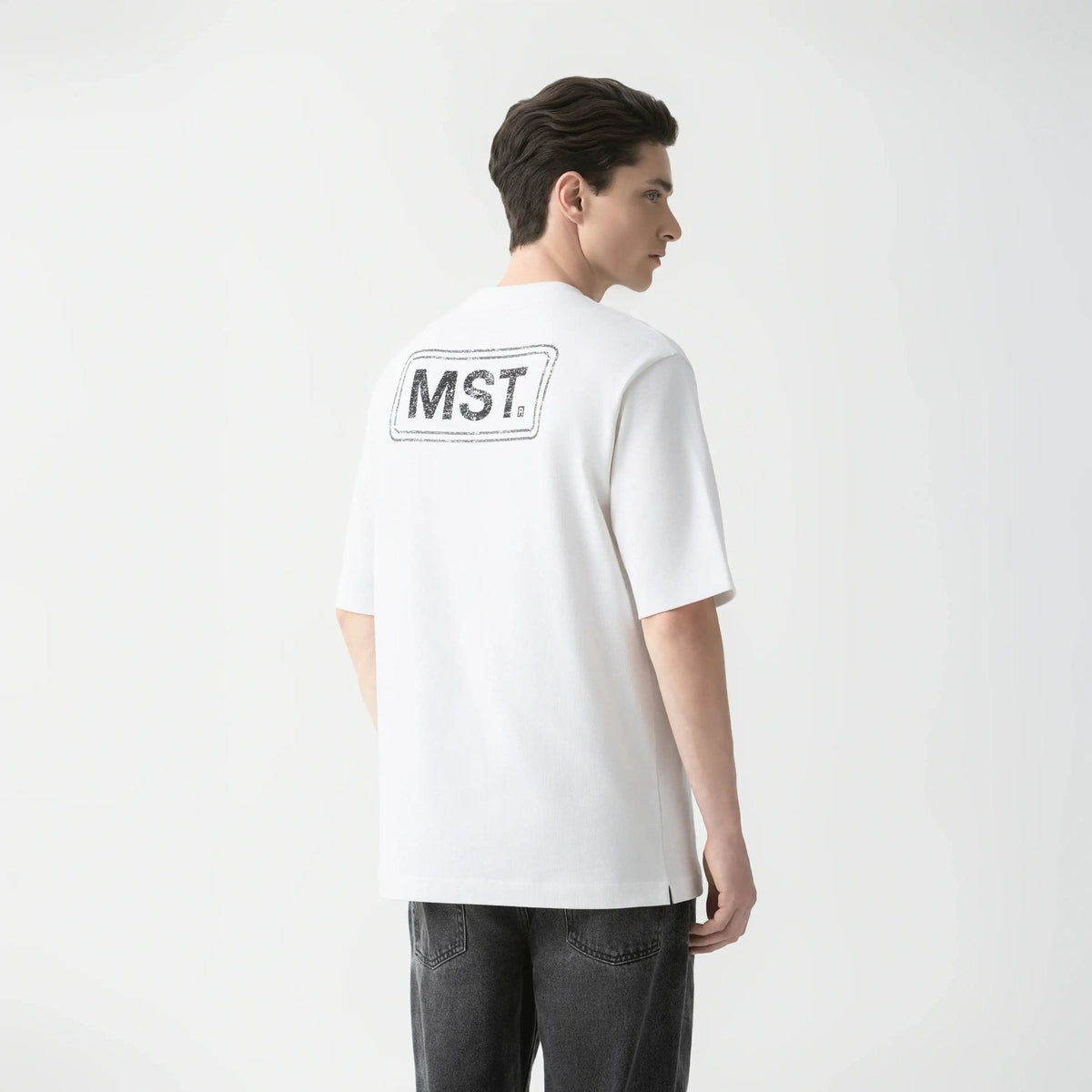 ASEM T - SHIRT OVERSIZED MEN WHITE - Monastery | Tienda Oficial Colombia