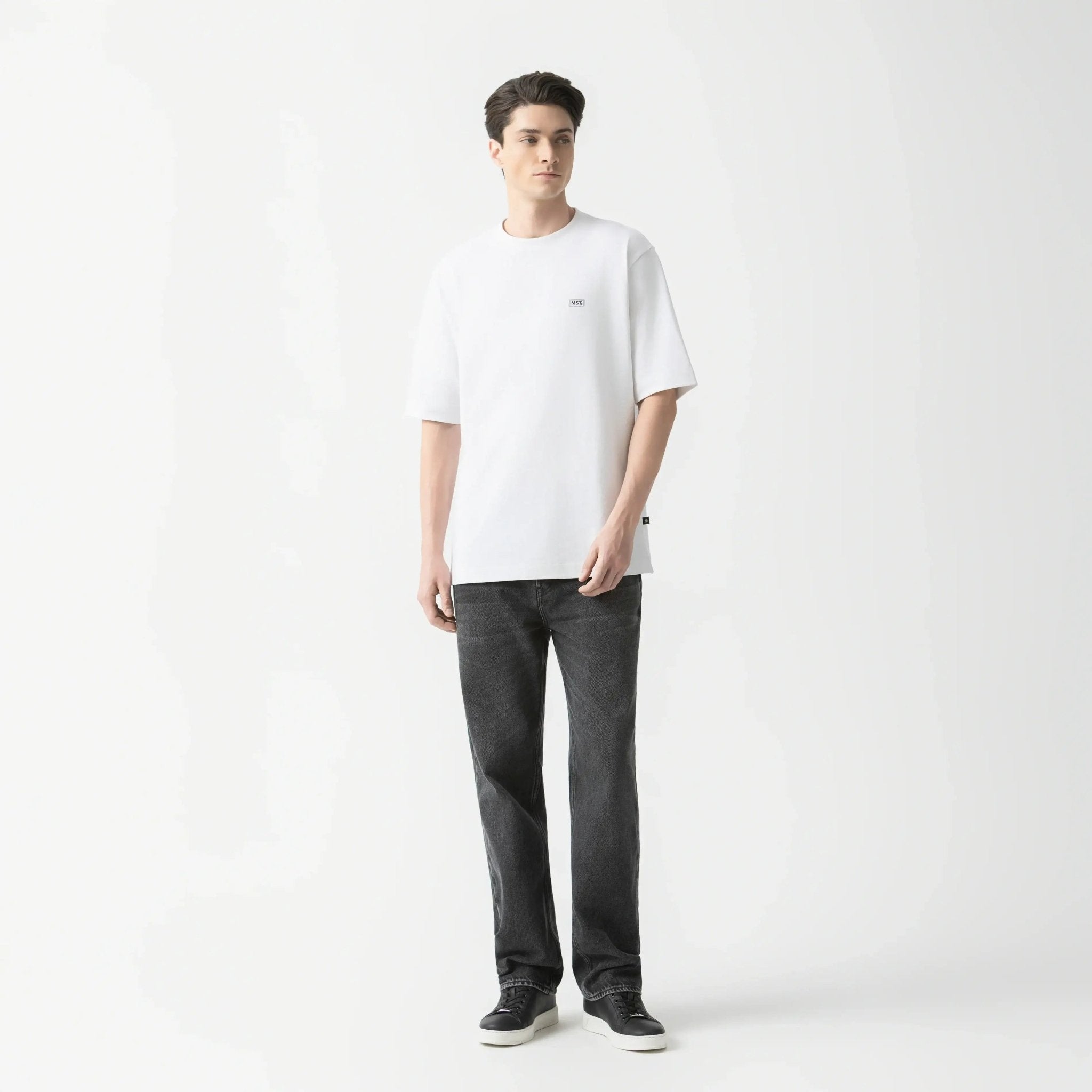 ASEM T - SHIRT OVERSIZED MEN WHITE - Monastery | Tienda Oficial Colombia