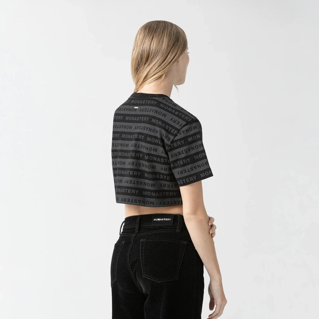 ASH CROP TOP WOMEN BLACK - Monastery | Tienda Oficial Colombia