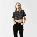 ASH CROP TOP WOMEN BLACK - Monastery | Tienda Oficial Colombia