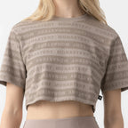 ASH CROP TOP WOMEN TAUPE GRAY - Monastery | Tienda Oficial Colombia