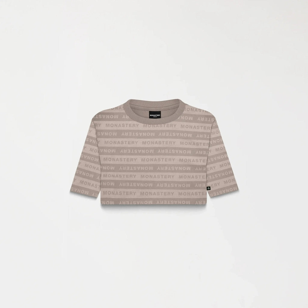 ASH CROP TOP WOMEN TAUPE GRAY - Monastery | Tienda Oficial Colombia