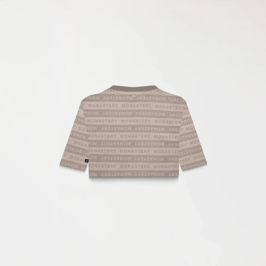 ASH CROP TOP WOMEN TAUPE GRAY - Monastery | Tienda Oficial Colombia