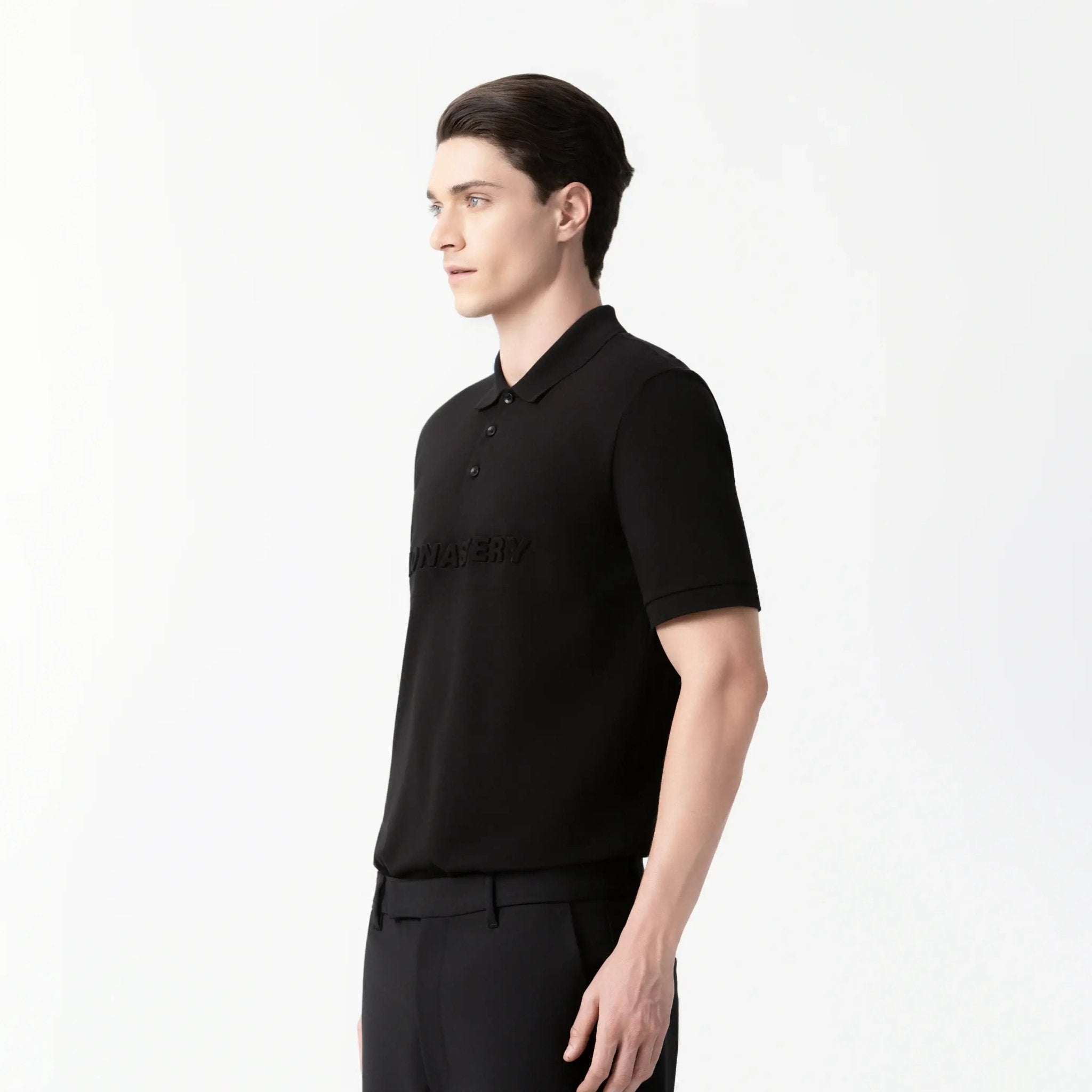 AVRA POLO MEN BLACK - Monastery | Tienda Oficial Colombia