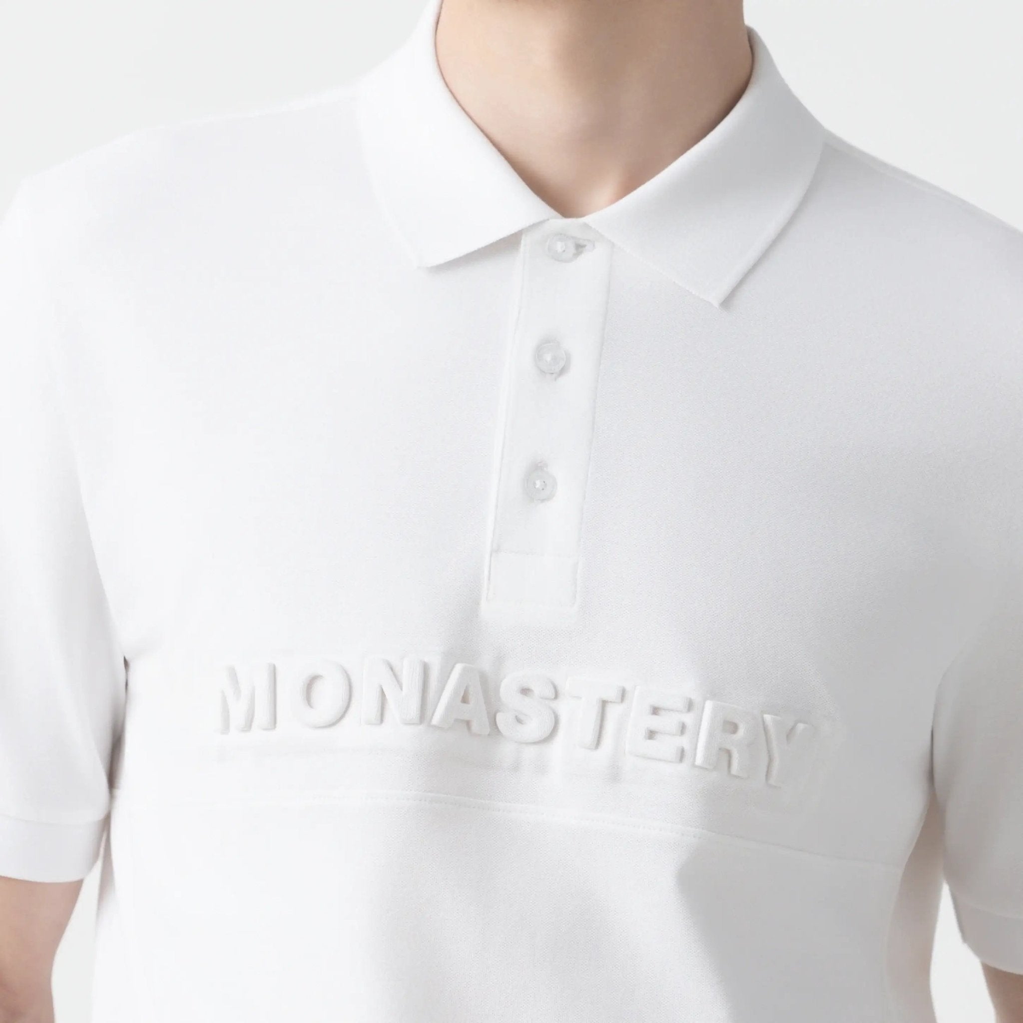 AVRA POLO MEN WHITE - Monastery | Tienda Oficial Colombia