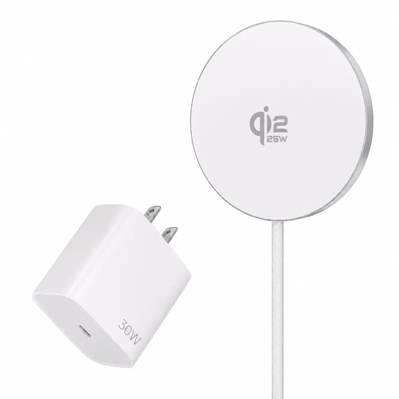 Cargador Inalámbrico Ultra-Slim Qi2 25W Con Adaptador De 30W Incluido