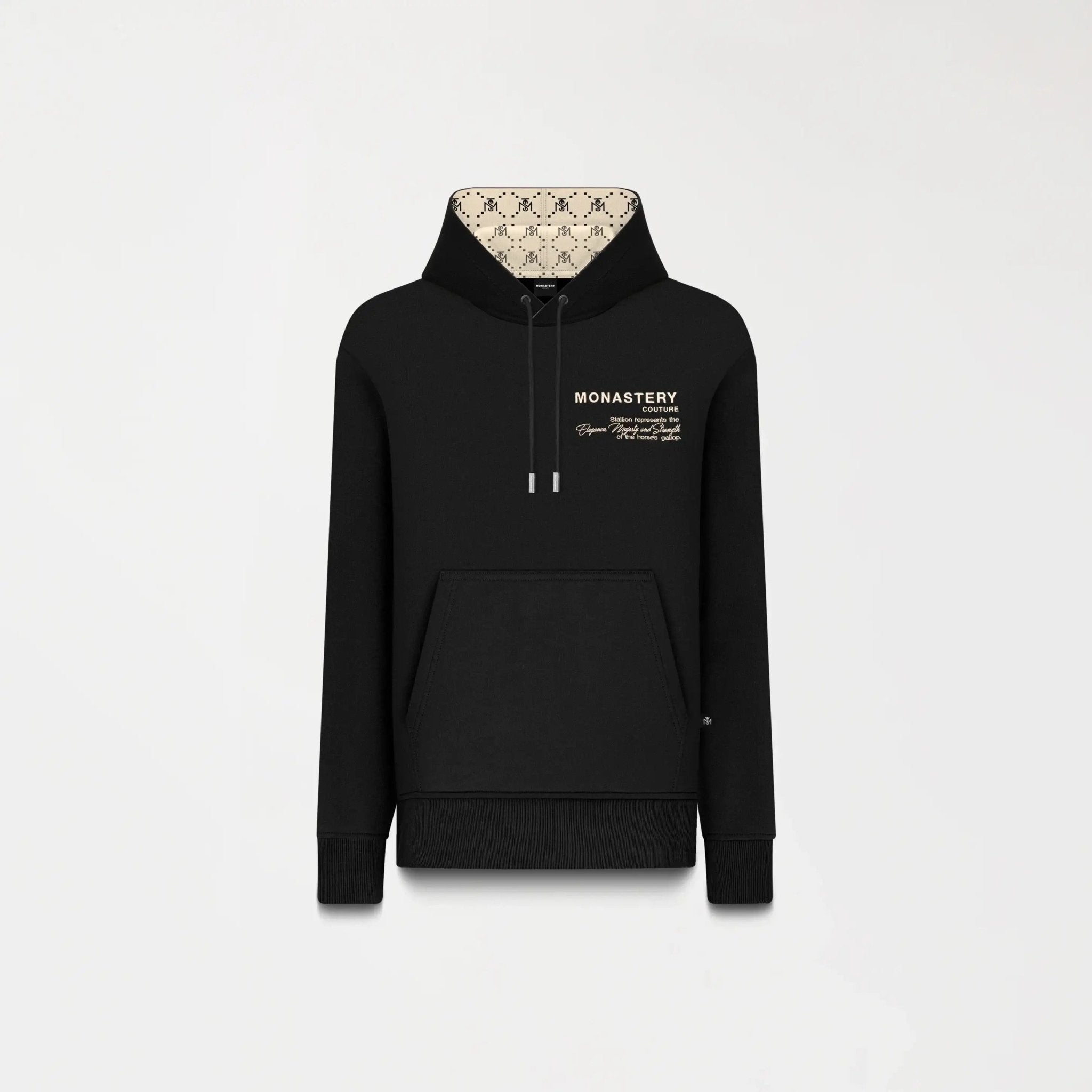 BACKTON HOODIE MEN BLACK - Monastery | Tienda Oficial Colombia