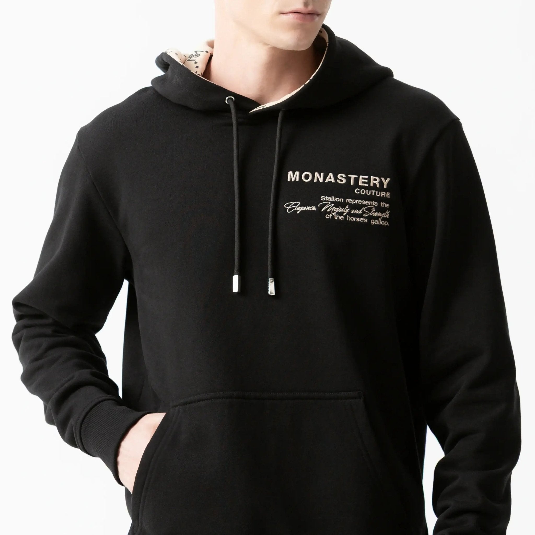 BACKTON HOODIE MEN BLACK - Monastery | Tienda Oficial Colombia