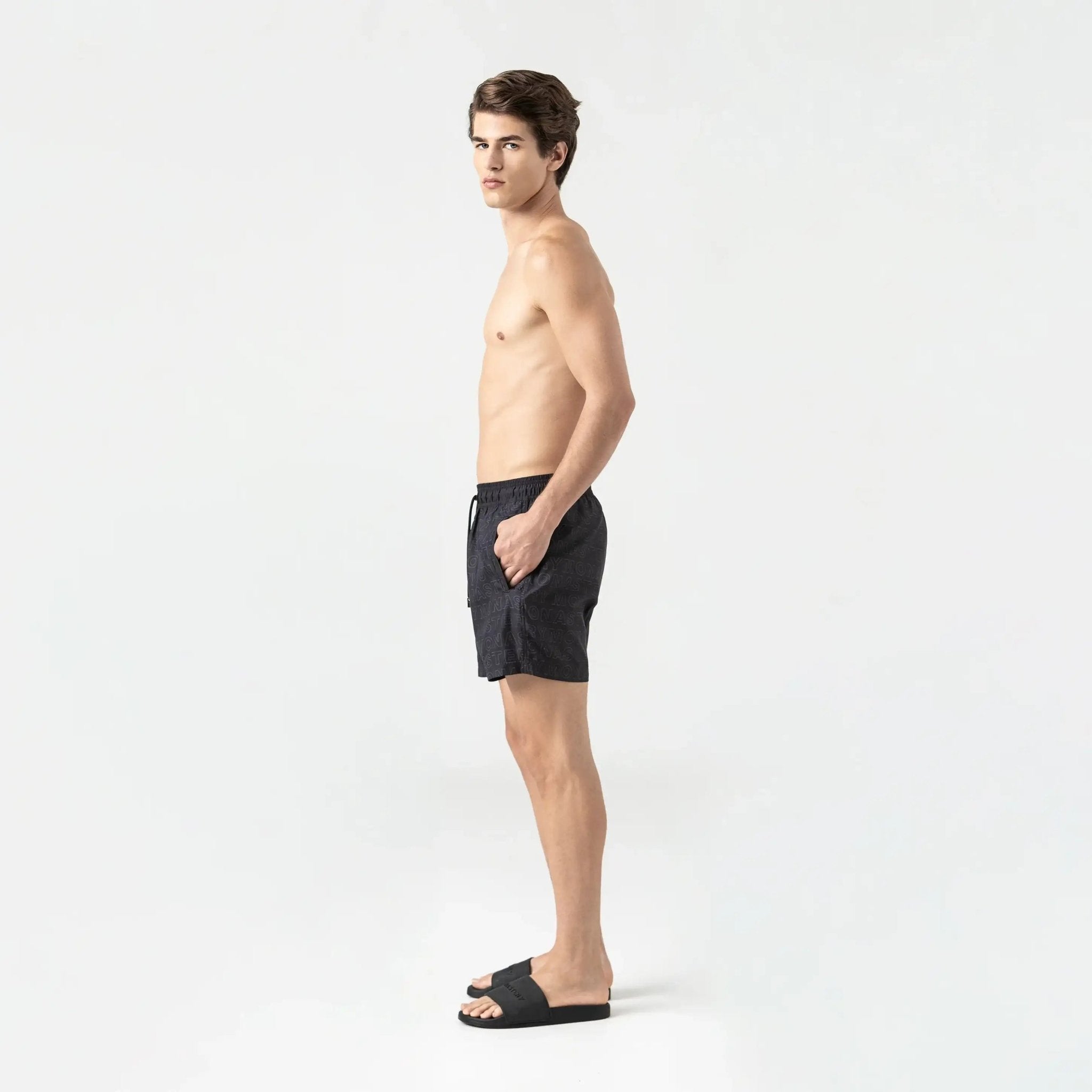 BAHAM 1 SWIM SHORT MEN BLACK - Monastery | Tienda Oficial Colombia