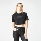 BAOSHE CROP TOP WOMEN BLACK - Monastery | Tienda Oficial Colombia