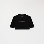 BAOSHE CROP TOP WOMEN BLACK - Monastery | Tienda Oficial Colombia