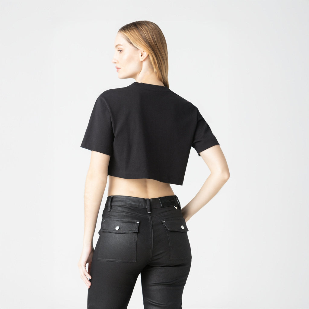 BAOSHE CROP TOP WOMEN BLACK - Monastery | Tienda Oficial Colombia