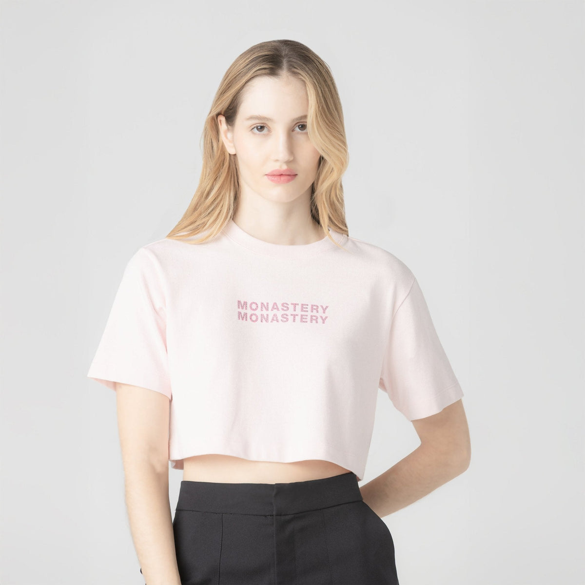 BAOSHE CROP TOP WOMEN PALE LILAC - Monastery | Tienda Oficial Colombia