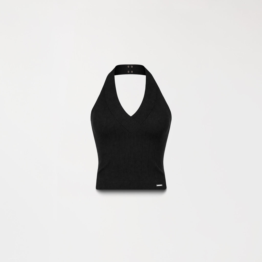 BARAQ KNITTED TOP WOMEN BLACK - Monastery | Tienda Oficial Colombia