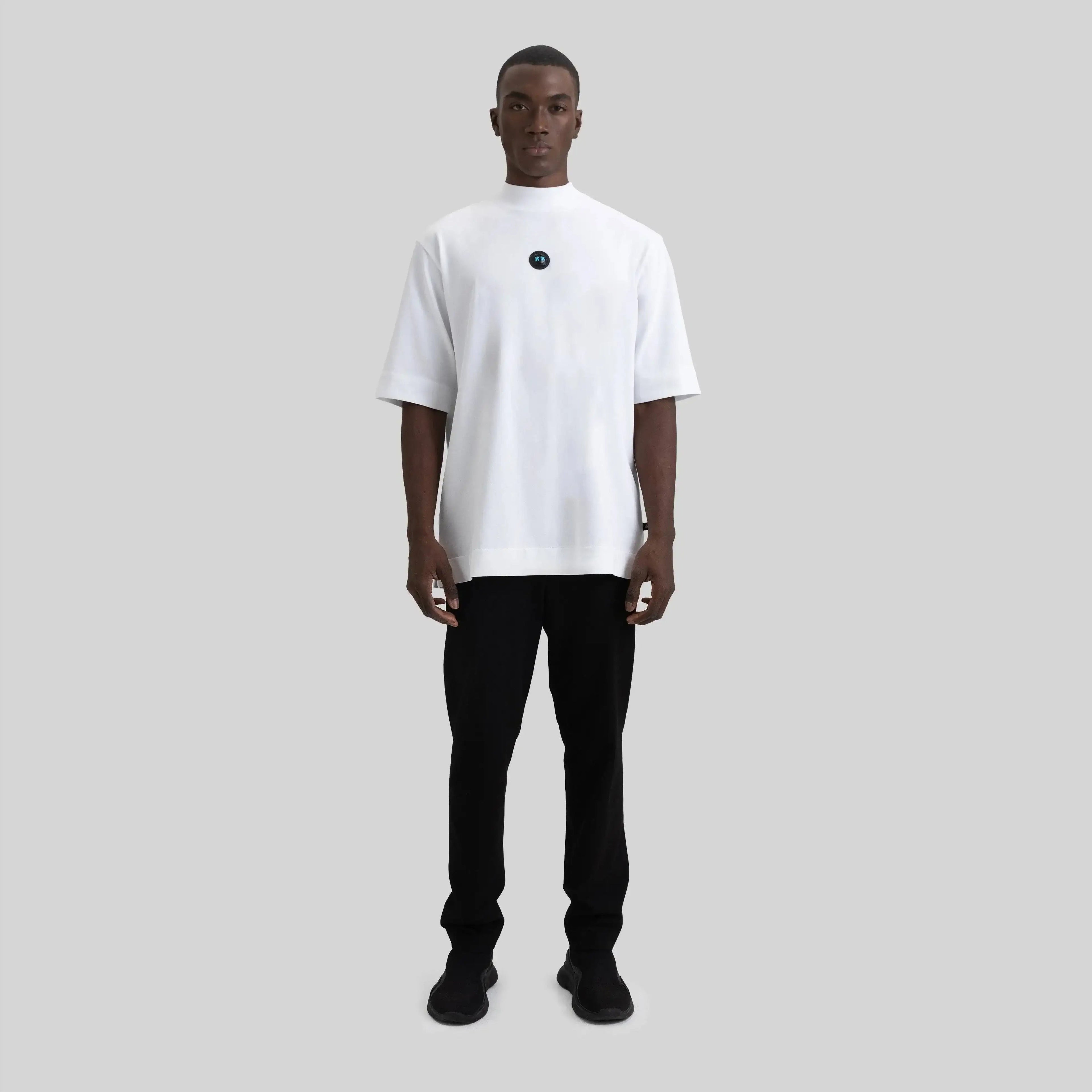 BARCHETTA T-SHIRT OVERSIZED WHITE - Monastery | Tienda Oficial Colombia
