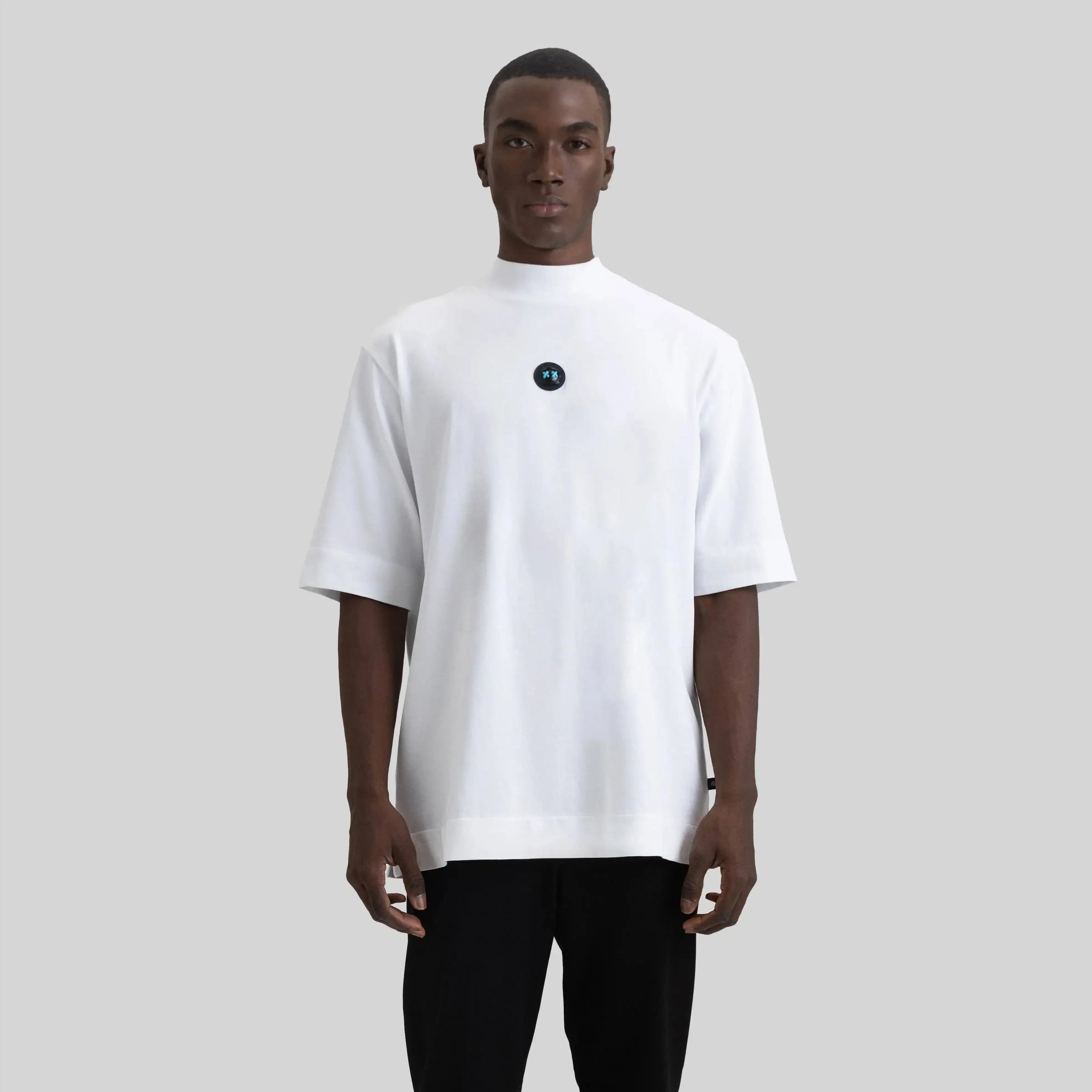 BARCHETTA T-SHIRT OVERSIZED WHITE - Monastery | Tienda Oficial Colombia