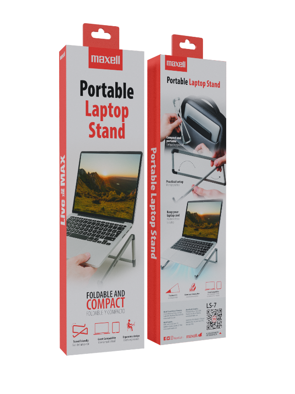 BASE MAXELL LS7 FOLDABLE STAND FOR LAPTOP