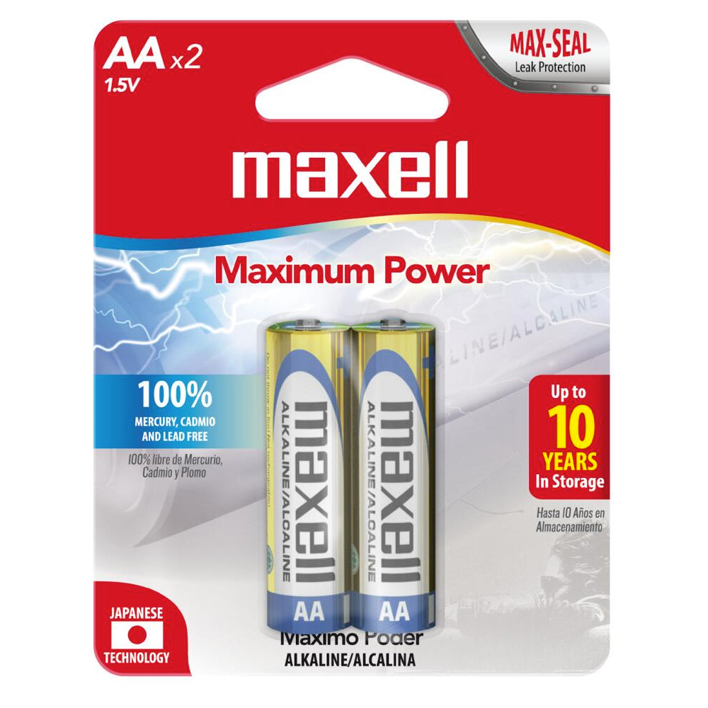 BATERIA MAXELL AA2BP ALKALINA AA