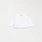 BEHN CROP TOP WOMEN WHITE - Monastery | Tienda Oficial Colombia