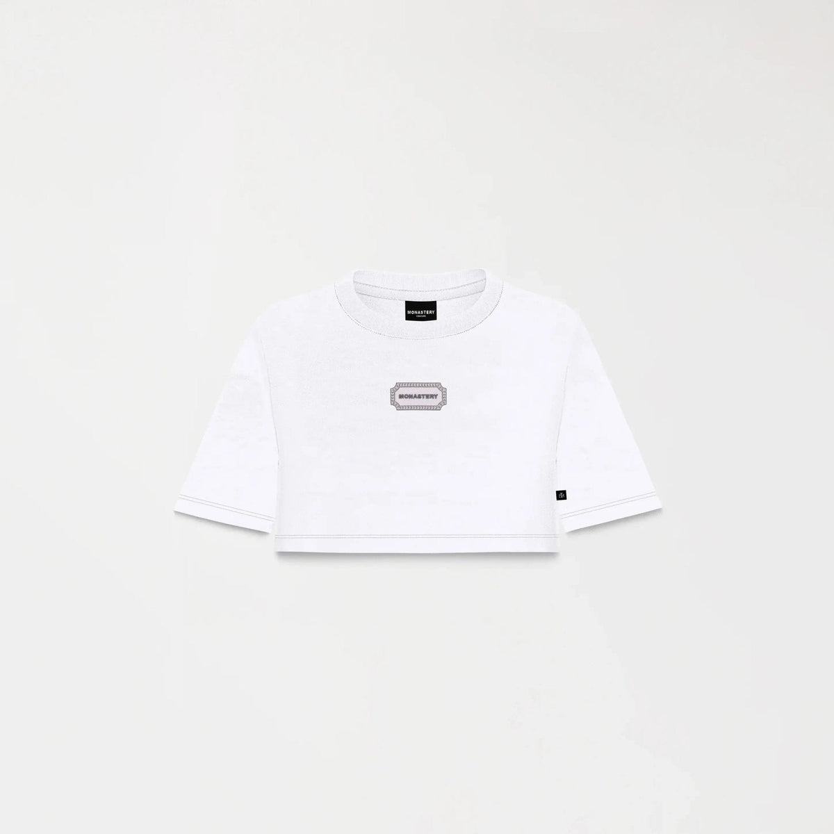 BEHN CROP TOP WOMEN WHITE - Monastery | Tienda Oficial Colombia