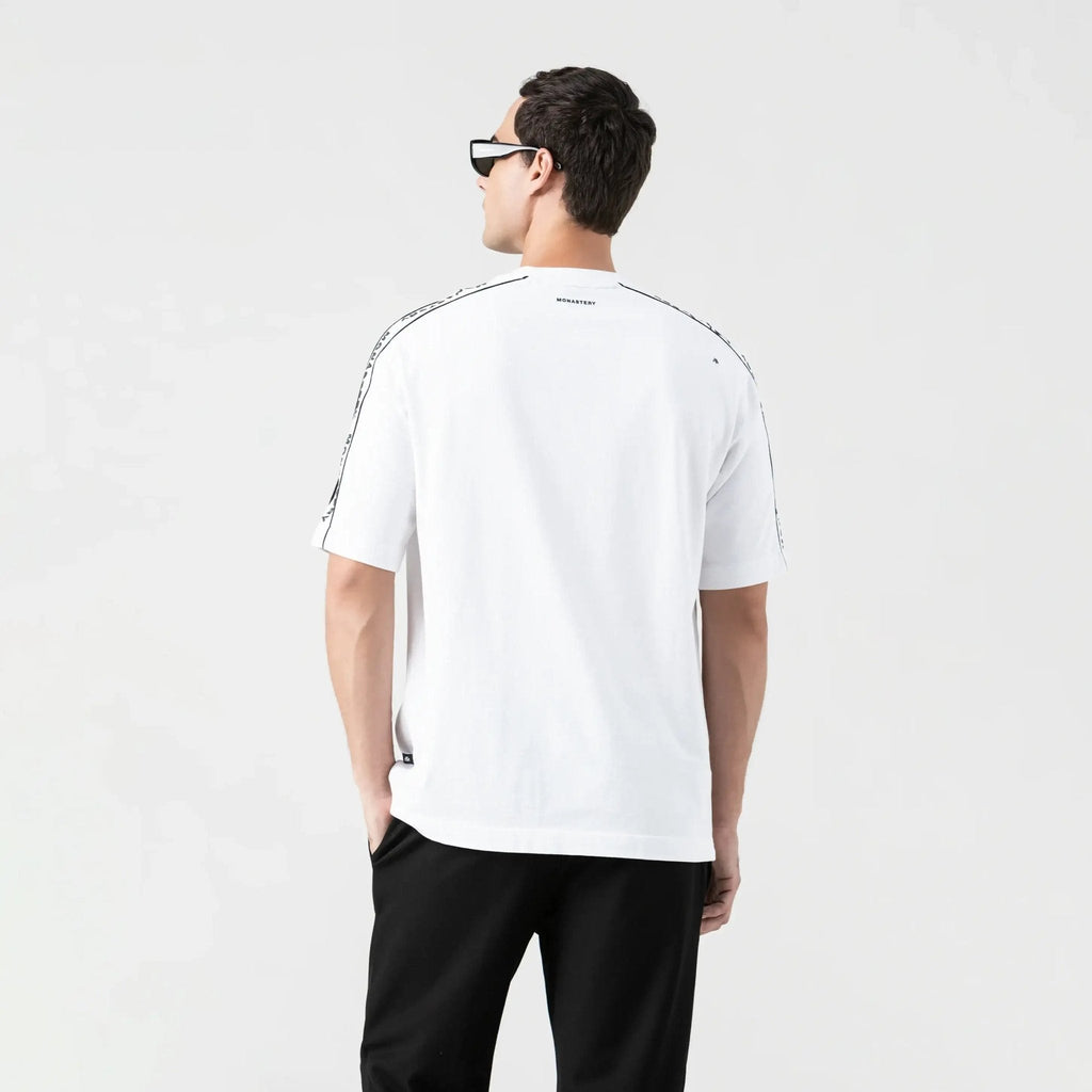 BLACKFORD T - SHIRT OVERSIZED MEN WHITE - Monastery | Tienda Oficial Colombia