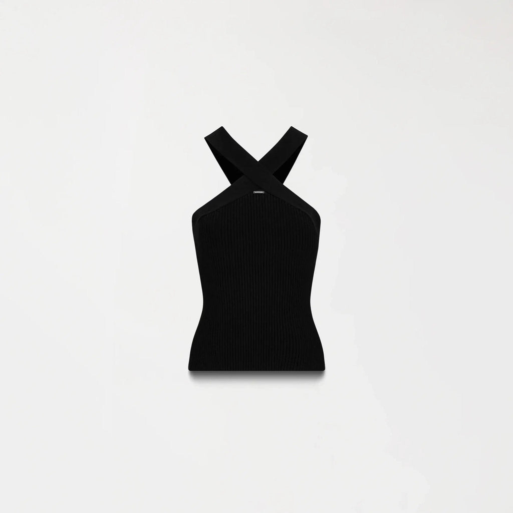 BLAIR KNITTED TOP WOMEN BLACK - Monastery | Tienda Oficial Colombia
