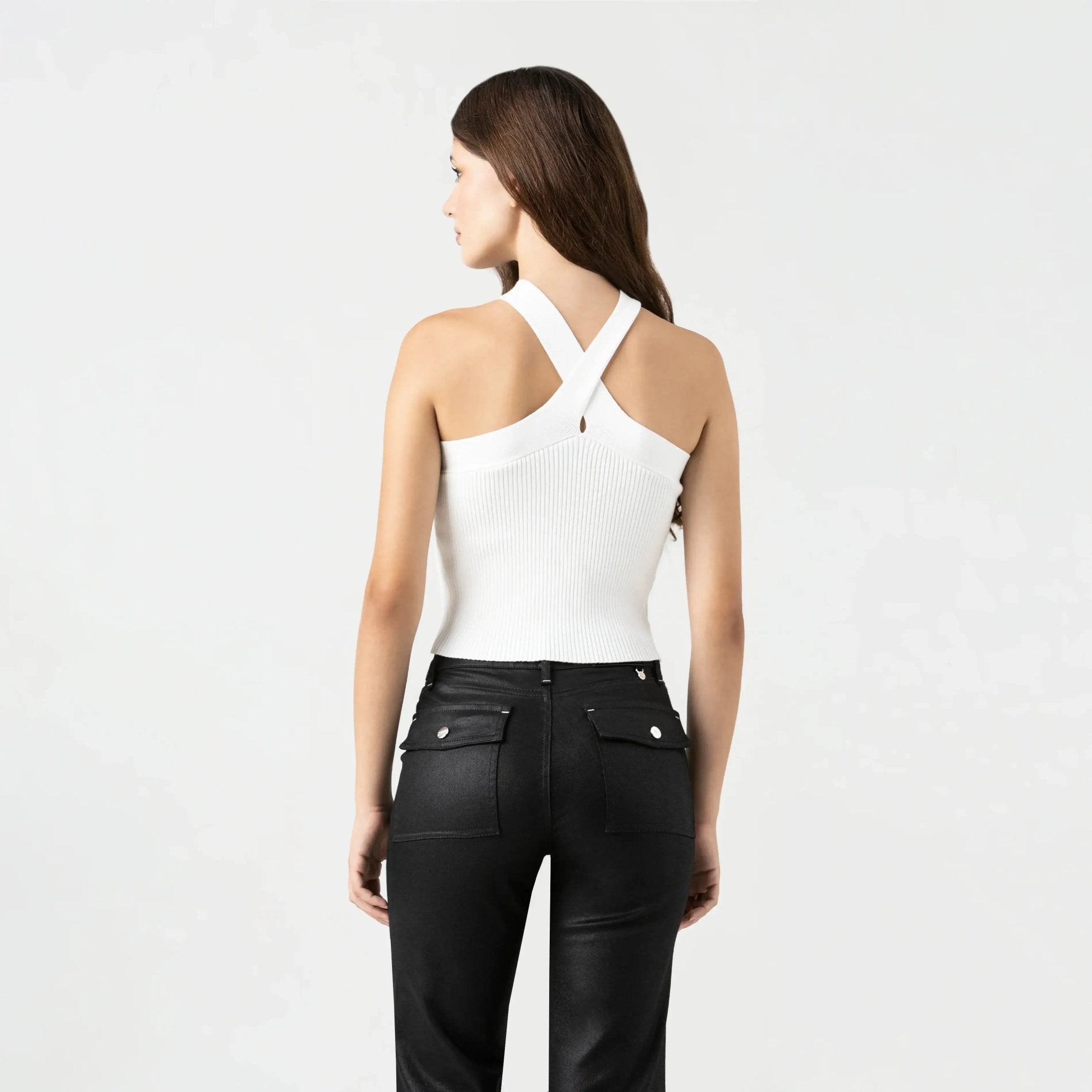 BLAIR KNITTED TOP WOMEN WHITE - Monastery | Tienda Oficial Colombia