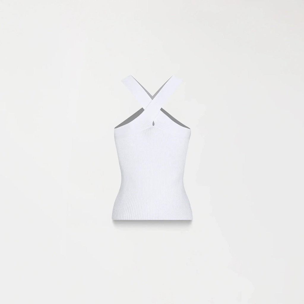 BLAIR KNITTED TOP WOMEN WHITE - Monastery | Tienda Oficial Colombia