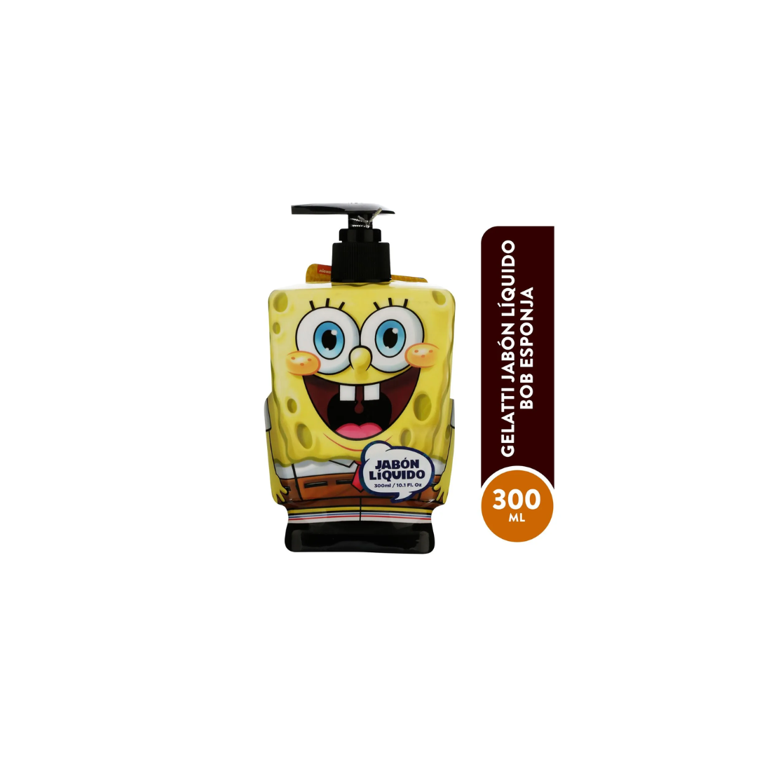 GT Bob Esponja Jabon Liquido 300 ml.