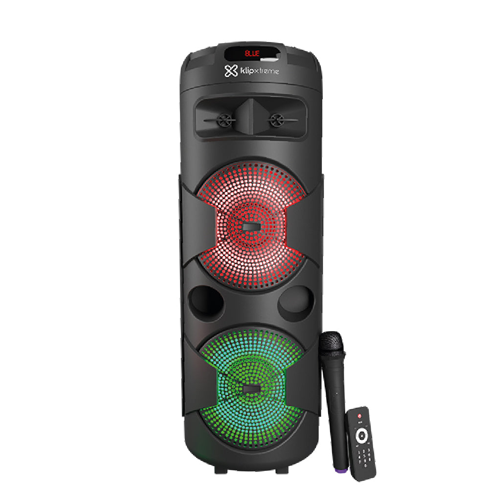 BOCINA KLIPX BLUETOOTH PORTABLE PARTYSPEAKER 2X12IN WLSMIC