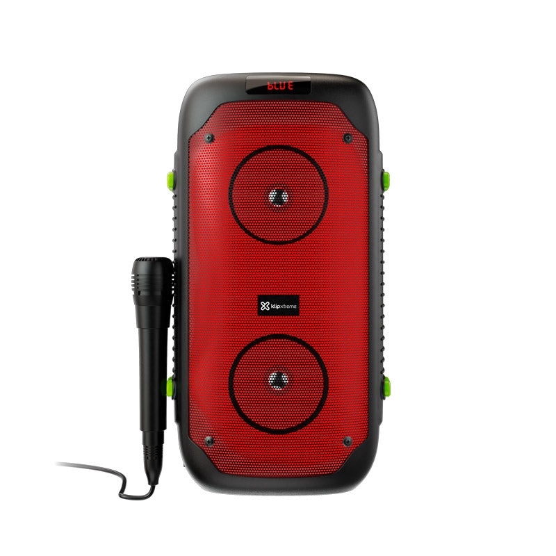 BOCINA KLIPX BOOMFIRE PORTATIL PARLANTE WIRELESSLEDUSBMIC