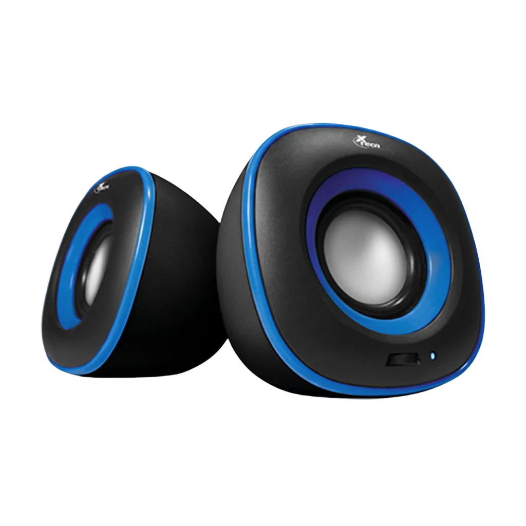 BOCINA PARA PC XTECH 20 6WUSB35MM BLUE