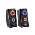 BOCINA XTECH FIRESHOT GAMING MULTIMEDIA BLACK