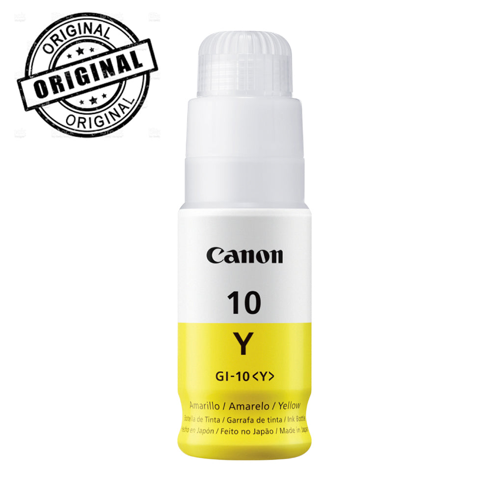BOTELLA DE TINTA CANON  GI10Y PARA PIXMA G6010G6011 YELLOW